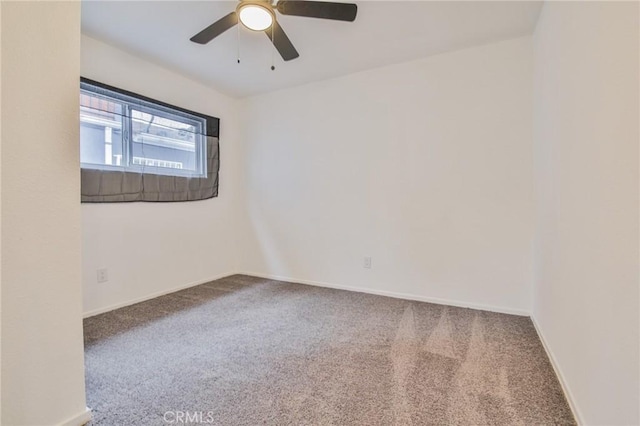 343 E 98th St, Los Angeles, CA 90003 - carpeted empty room featuring a ceiling fan and baseboards