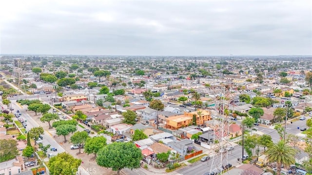 343 E 98th St, Los Angeles, CA 90003 - aerial view of property and surrounding area