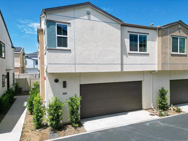220 Perennial Pl, Fallbrook, CA 92028 - view of front of property with stucco siding and a garage