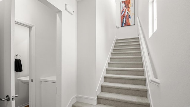 220 Perennial Pl, Fallbrook, CA 92028 - stairs featuring baseboards