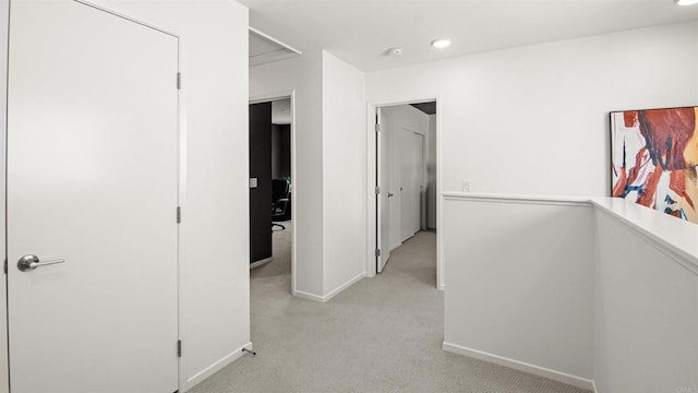 220 Perennial Pl, Fallbrook, CA 92028 - hall featuring light colored carpet and recessed lighting