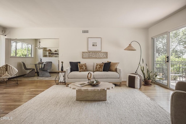 3254 Los Olivos Ln, La Crescenta, CA 91214 - living room with plenty of natural light and wood finished floors