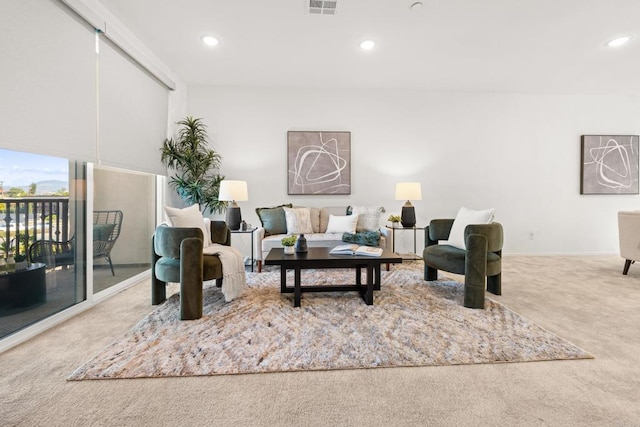 2310 Stardust Gln, Escondido, CA 92025 - living area with carpet floors and recessed lighting