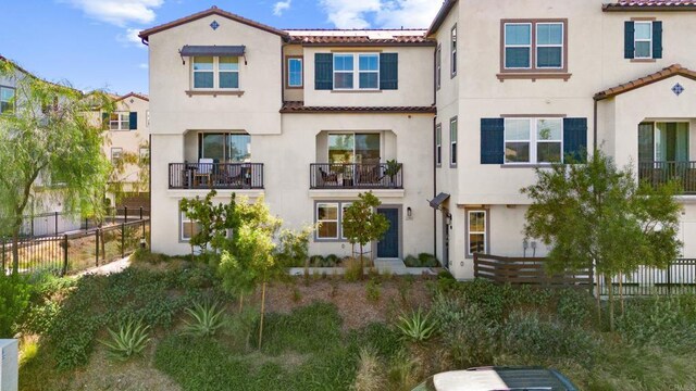 2310 Stardust Gln, Escondido, CA 92025 - view of front of home featuring a tile roof and stucco siding