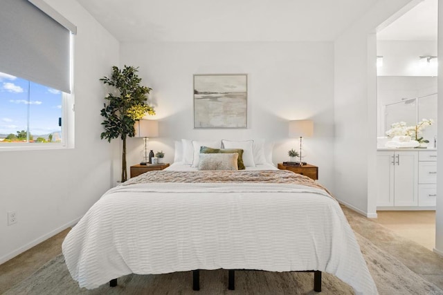 2310 Stardust Gln, Escondido, CA 92025 - bedroom featuring light colored carpet and ensuite bath