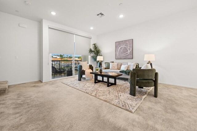 2310 Stardust Gln, Escondido, CA 92025 - living area featuring carpet flooring and recessed lighting