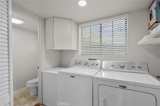 4790 Adam Rd, Simi Valley, CA 93063 - laundry room with separate washer and dryer and light tile patterned flooring
