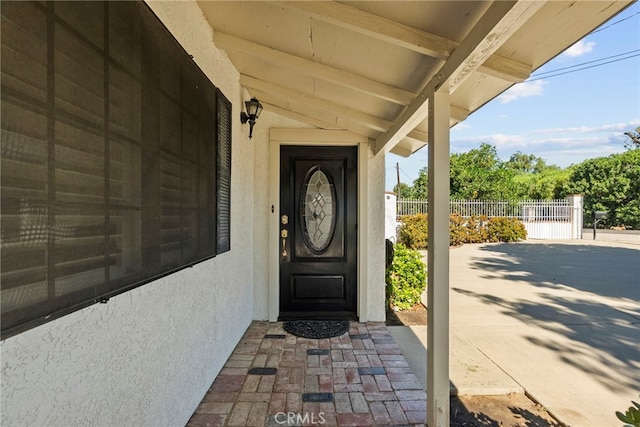 4790 Adam Rd, Simi Valley, CA 93063 - view of exterior entry featuring stucco siding