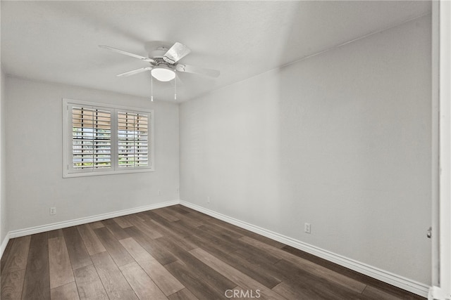 4790 Adam Rd, Simi Valley, CA 93063 - unfurnished room featuring dark wood-style floors and ceiling fan