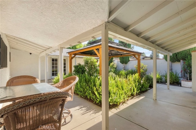 4790 Adam Rd, Simi Valley, CA 93063 - view of patio / terrace with a gazebo