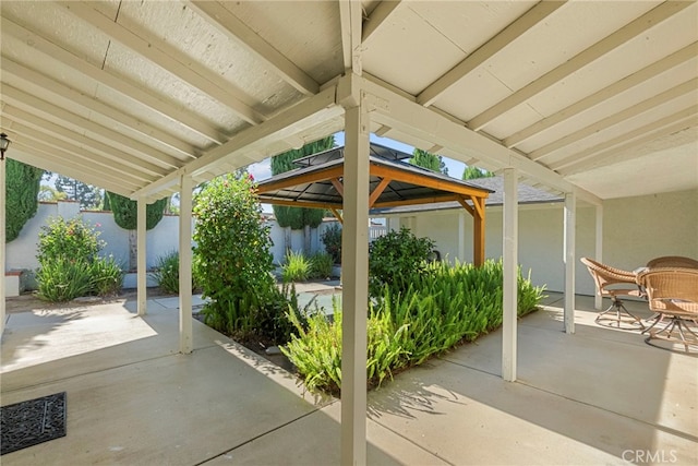 4790 Adam Rd, Simi Valley, CA 93063 - view of patio / terrace with a gazebo