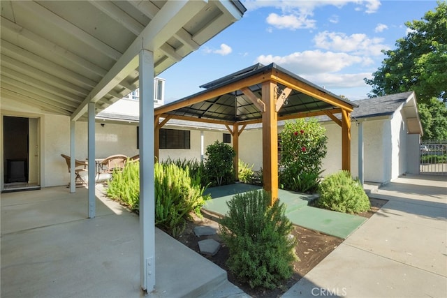 4790 Adam Rd, Simi Valley, CA 93063 - view of patio featuring a gazebo