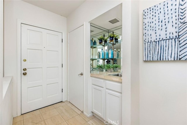14315 Riverside Dr Unit 209, Sherman Oaks, CA 91423 - foyer entrance featuring light tile patterned flooring