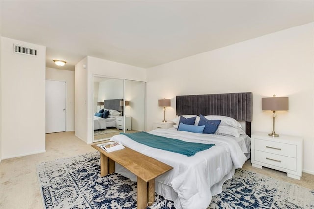 14315 Riverside Dr Unit 209, Sherman Oaks, CA 91423 - bedroom featuring light colored carpet and a closet