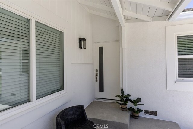 15256 Clymer St, San Fernando, CA 91345 - view of exterior entry with stucco siding