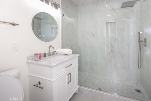 15256 Clymer St, San Fernando, CA 91345 - bathroom with a marble finish shower and vanity