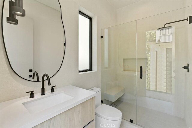 14738 Otsego St, Sherman Oaks, CA 91403 - full bathroom featuring a shower stall and vanity