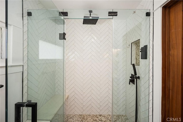 705 E Palm Ave, Orange, CA 92866 - bathroom featuring a shower stall