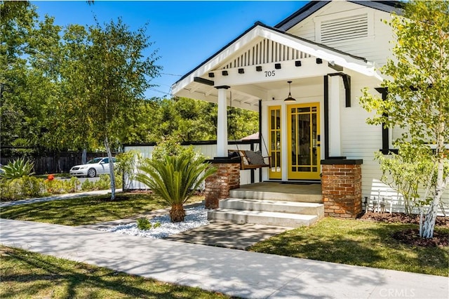705 E Palm Ave, Orange, CA 92866 - property entrance featuring a porch