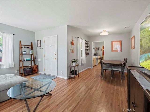 1511 N Maple St, Burbank, CA 91505 - living area with light wood finished floors