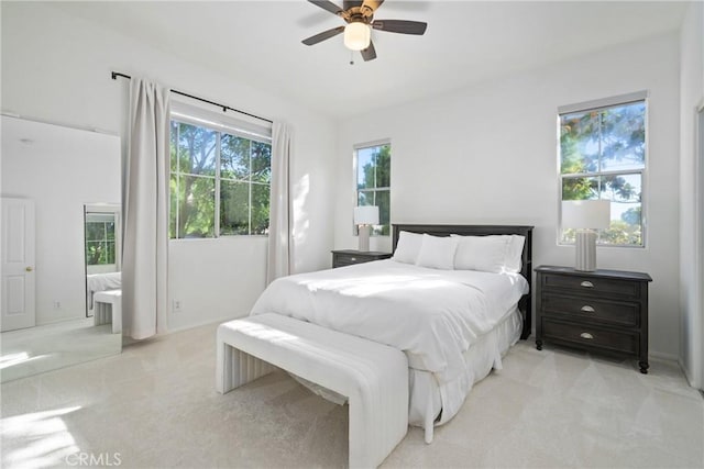 26 Le Vanto, Irvine, CA 92606 - bedroom featuring light carpet and a ceiling fan