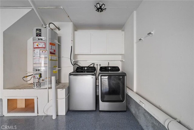26 Le Vanto, Irvine, CA 92606 - washroom featuring strapped water heater and separate washer and dryer