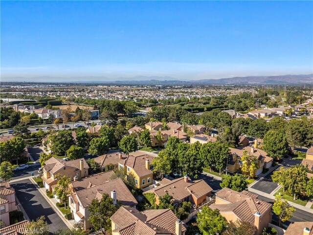 26 Le Vanto, Irvine, CA 92606 - aerial perspective of suburban area featuring a mountain backdrop