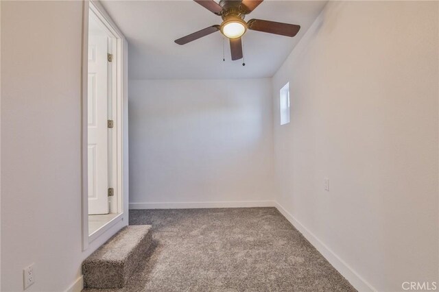 9218 Hooper Ave, Los Angeles, CA 90002 - empty room with carpet flooring and a ceiling fan