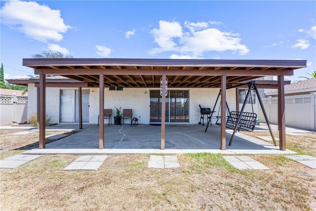 17300 Azalea Ct, La Puente, CA 91744 - rear view of property featuring a patio and stucco siding