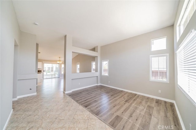 1870 S Jasmin Ct, Loma Linda, CA 92354 - spare room featuring ceiling fan and baseboards