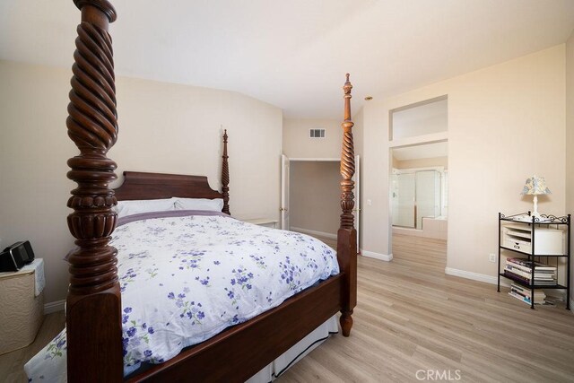 27829 Coldsprings Pl, Valencia, CA 91354 - bedroom with light wood-type flooring and baseboards