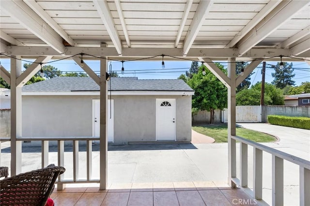 16728 Los Alimos St, Granada Hills, CA 91344 - view of patio