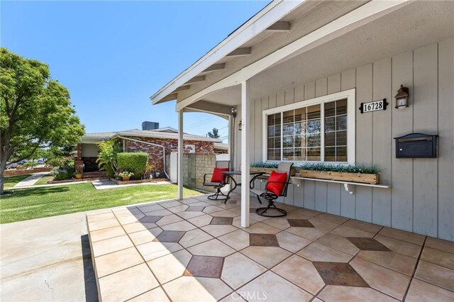 16728 Los Alimos St, Granada Hills, CA 91344 - view of patio