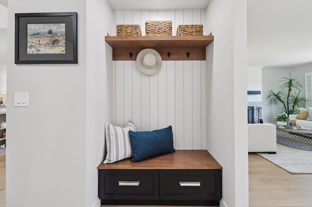 1358 Walnutview Dr, Encinitas, CA 92024 - mudroom featuring wood finished floors