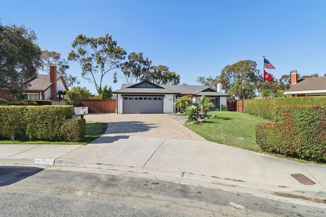 1358 Walnutview Dr, Encinitas, CA 92024 - view of front of home with driveway and a garage