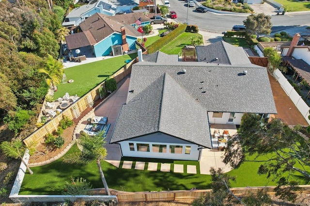 1358 Walnutview Dr, Encinitas, CA 92024 - view from above of property