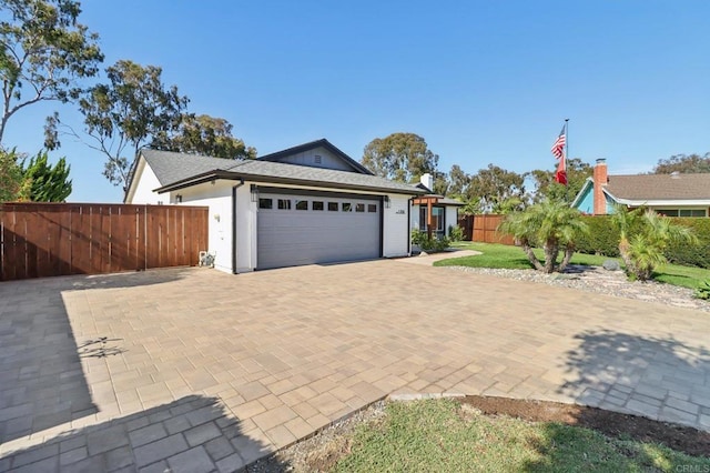 1358 Walnutview Dr, Encinitas, CA 92024 - garage featuring decorative driveway
