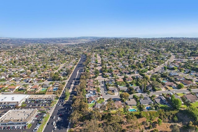 1358 Walnutview Dr, Encinitas, CA 92024 - aerial view of property and surrounding area with nearby suburban area