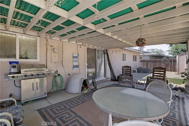 341 Mellane Cir, Orland, CA 95963 - view of patio featuring a grill and outdoor dining space