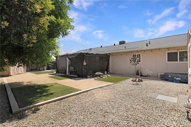 341 Mellane Cir, Orland, CA 95963 - back of house featuring stucco siding and a patio area