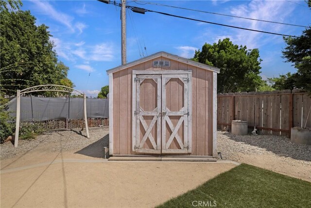 341 Mellane Cir, Orland, CA 95963 - view of shed featuring a fenced backyard