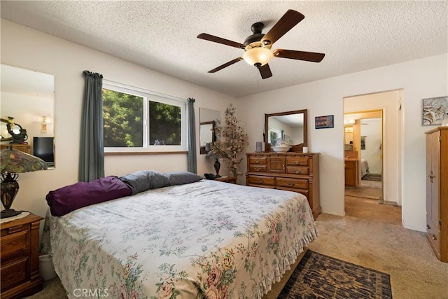 341 Mellane Cir, Orland, CA 95963 - bedroom with carpet floors, a textured ceiling, and a ceiling fan