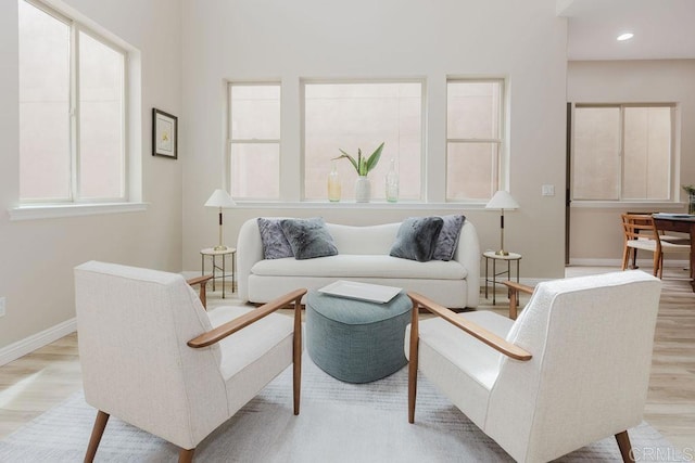 2740 E Bainbridge Rd, San Diego, CA 92106 - living room featuring wood finished floors and recessed lighting