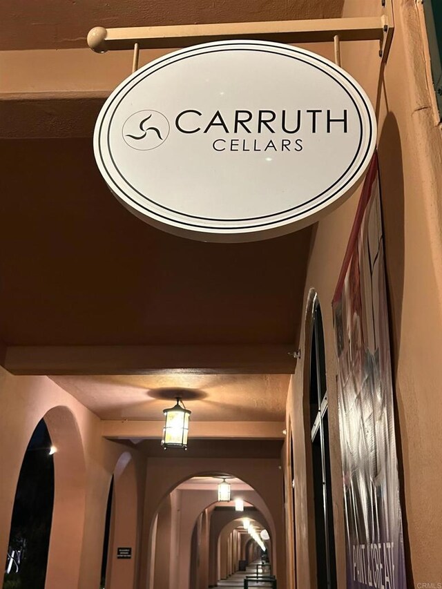 2740 E Bainbridge Rd, San Diego, CA 92106 - detailed view of arched walkways