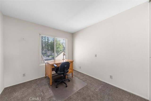 834 E Pepper Tree Dr, Azusa, CA 91702 - carpeted home office with baseboards
