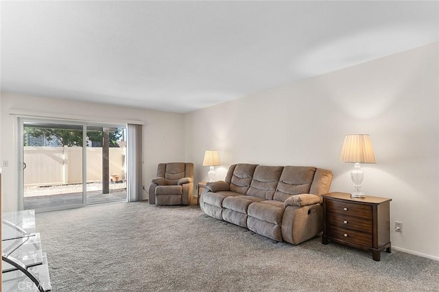 834 E Pepper Tree Dr, Azusa, CA 91702 - living room featuring carpet floors and baseboards