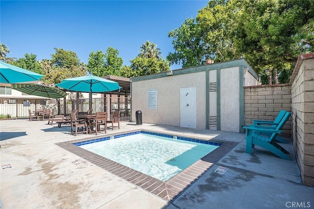 834 E Pepper Tree Dr, Azusa, CA 91702 - view of pool featuring a patio area