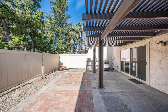834 E Pepper Tree Dr, Azusa, CA 91702 - fenced backyard with a pergola and a patio area
