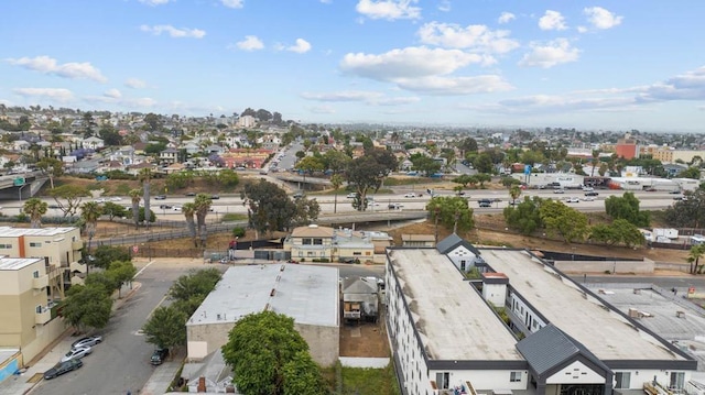 254 17th St, San Diego, CA 92101 - drone / aerial view