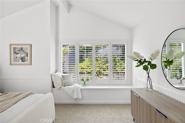 18 Saint Thomas, Laguna Niguel, CA 92677 - bedroom featuring light colored carpet and a wainscoted wall